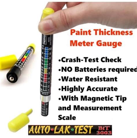 paint thickness meter gauge bit 3003 crash test check|BIT.